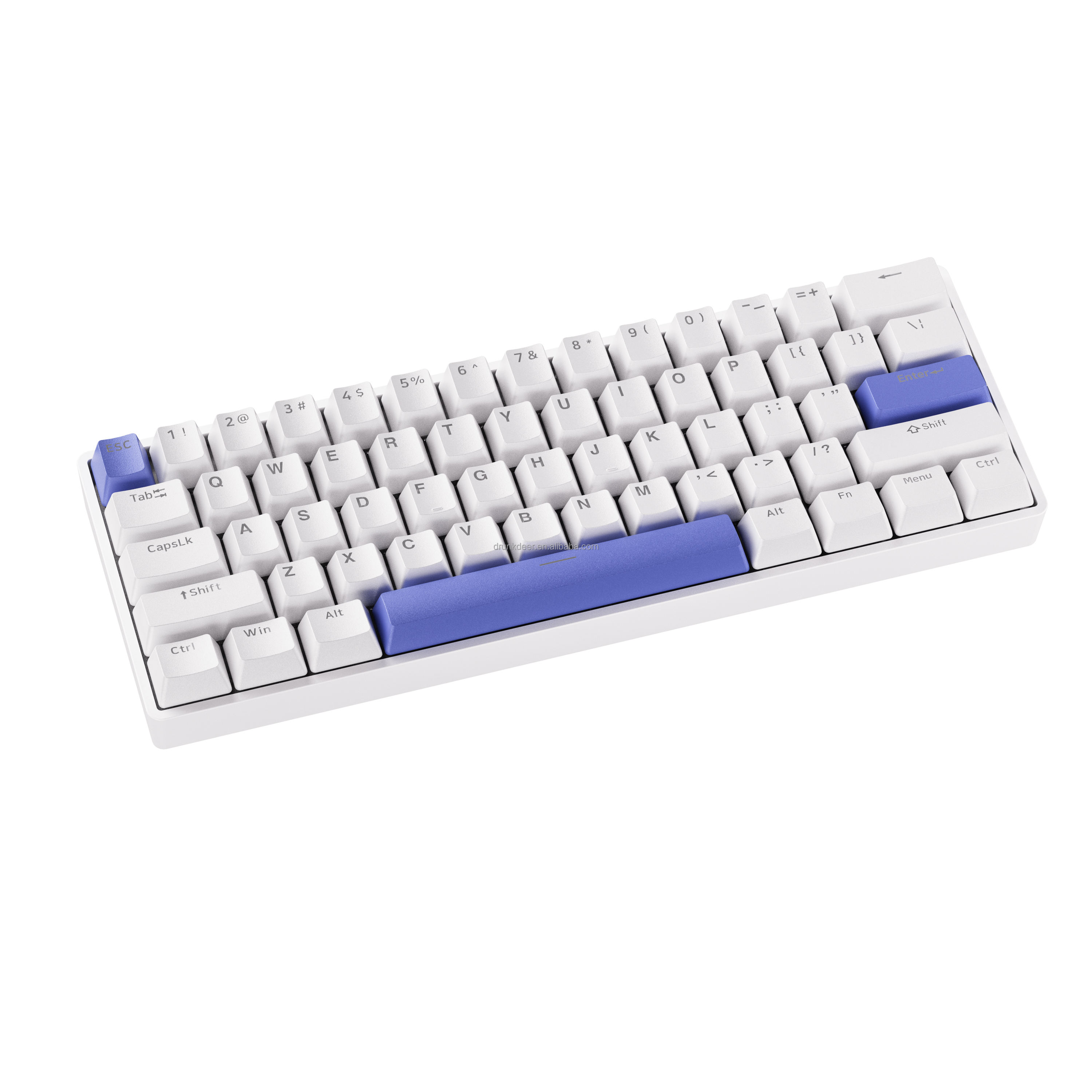 DRUNKDEERG60 Wired USB Type-C 62-Key Mechanical RGB Backlit Programmable Key RAESA Magnetic Switch Digital Gaming Keyboard